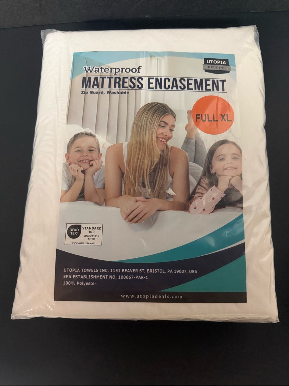 Mattress encasement Zippered Full XL